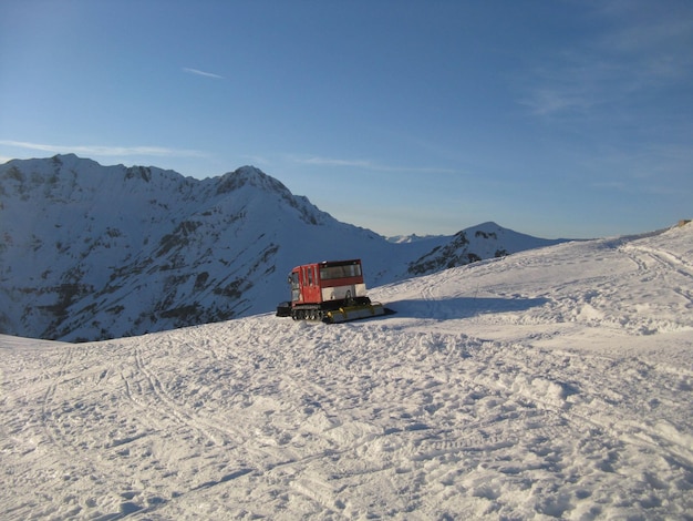 Snowmobile em ação