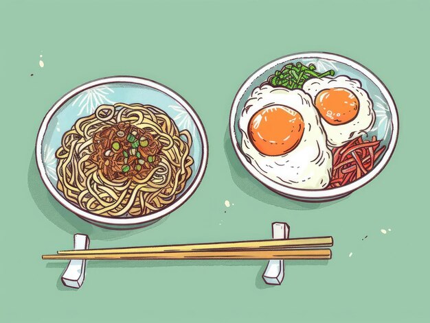 Foto soba e udon destacam as diferentes maneiras de servir esses noodles populares