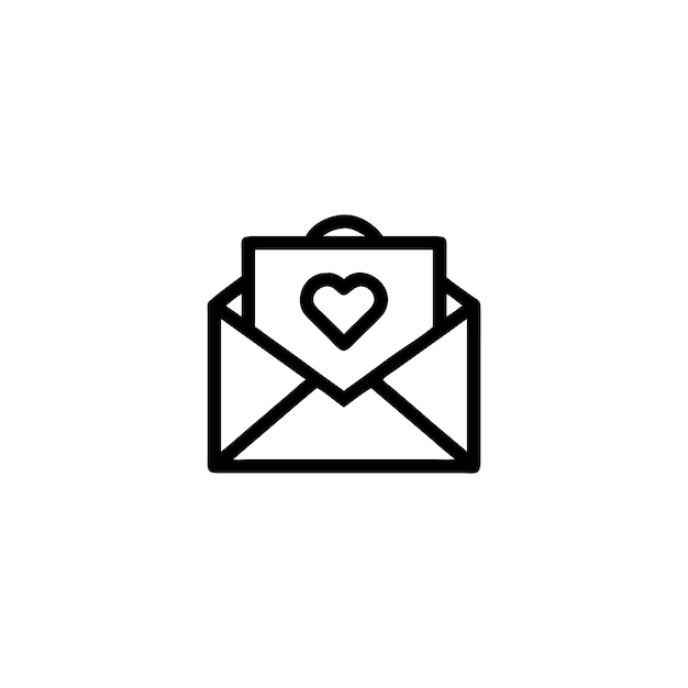 El sobre de la carta de amor