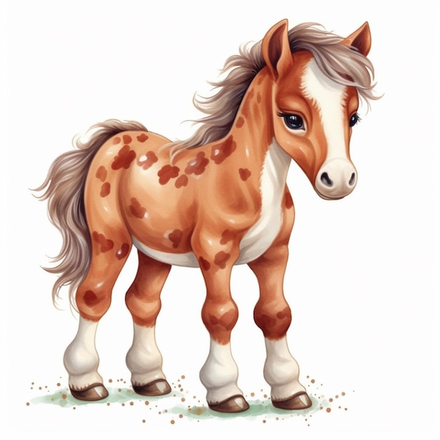 Sobre o Cute Baby Horse Sublimation Clipart