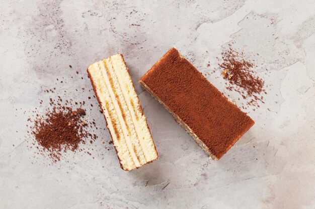 Sobremesa de tiramisu