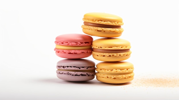 Sobremesa doce de macaroons eu