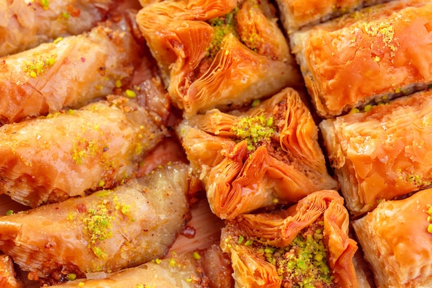 Sobremesa turca de Baklava