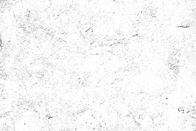 Sobreposição afligida de textura abstrata de grunge Textura de concreto de textura de papel riscado em preto e branco para o fundo