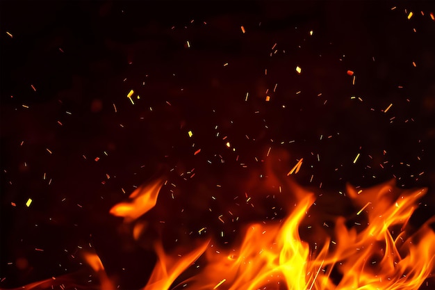 Sobreposição de efeito de incêndio
