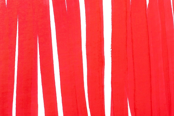Foto sobreposição de padrão png de pincel vermelho com fundo transparente