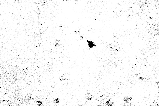 Sobreposição de textura abstrata de grunge angustiada Textura de concreto de grão velho sujo preto e branco para fundo