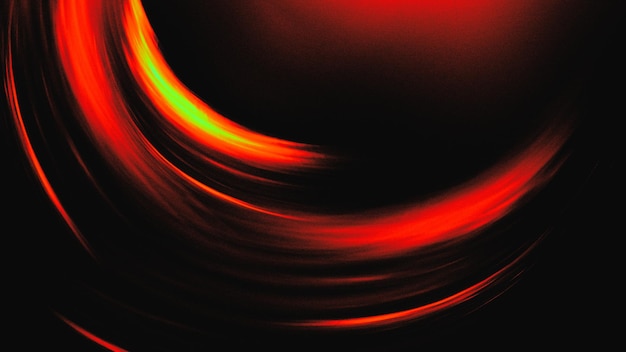 Sobreposición de líneas circulares rojas y naranjas abstractas Líneas radiales de fondo