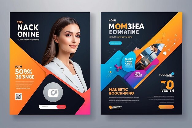 Social-Media-Post-Vorlage modernes Design für digitales Marketing Online oder Poster-Marketing-Vorlagen