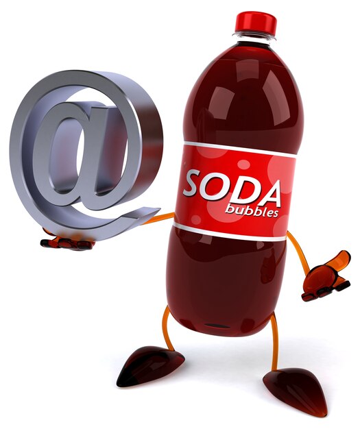 Soda 3d Charakter