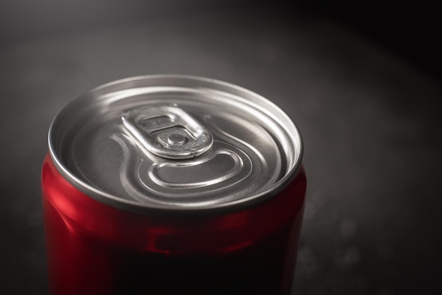 Soda o cerveza de aluminio puede tirar macro anillo