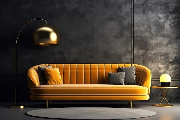 Sofa de decoração Gerar Ai