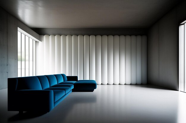 Sofa im Wohnzimmer Innenarchitektur Zoom-Hintergrund