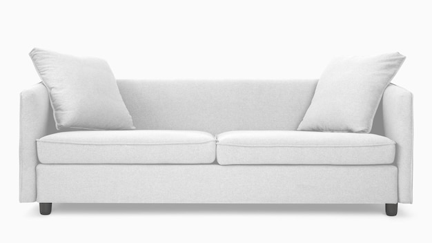 Sofa mockup png em estilo minimalista