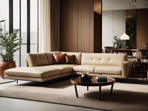 sofá de muebles de diseño moderno