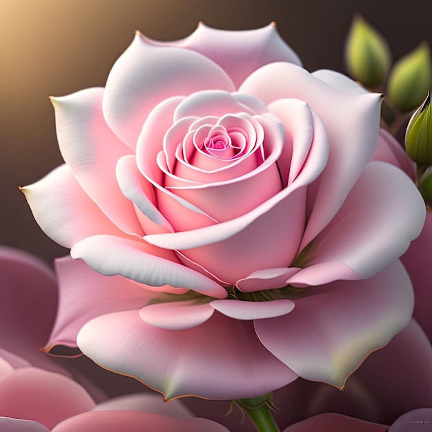 Soft Pink Rose