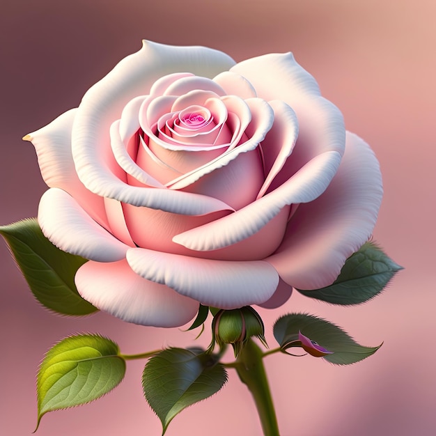 Soft Pink Rose