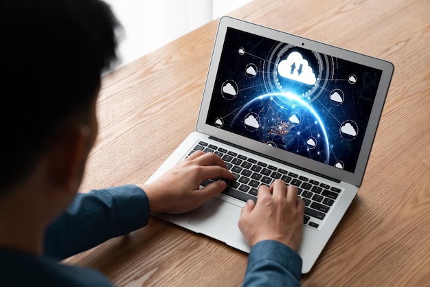Software de computación en la nube para el trabajo remoto de moda