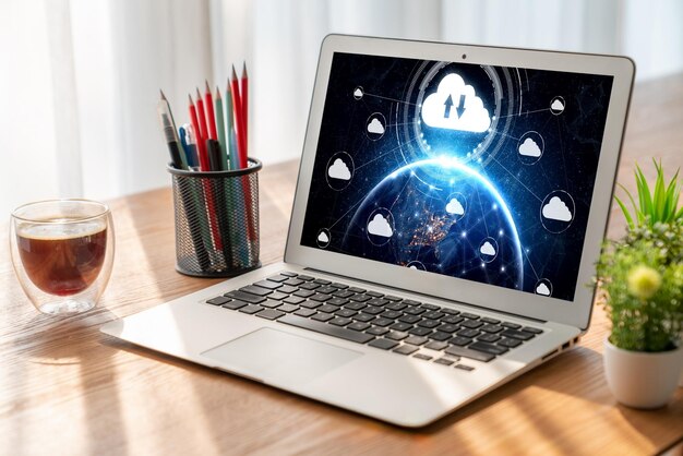 Software de computación en la nube para el trabajo remoto de moda