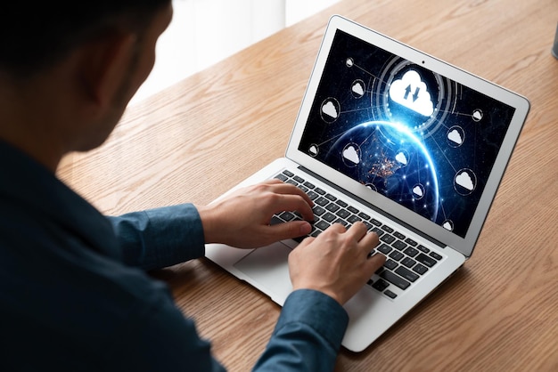 Software de computación en la nube para el trabajo remoto de moda