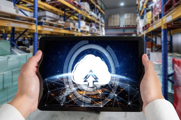 Foto software de computación en la nube para el trabajo remoto de moda