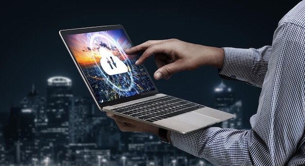 Software de computación en la nube para el trabajo remoto de moda