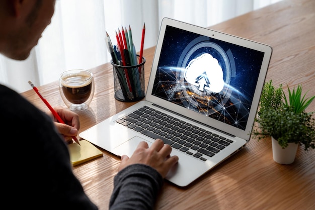 Software de computación en la nube para el trabajo remoto de moda