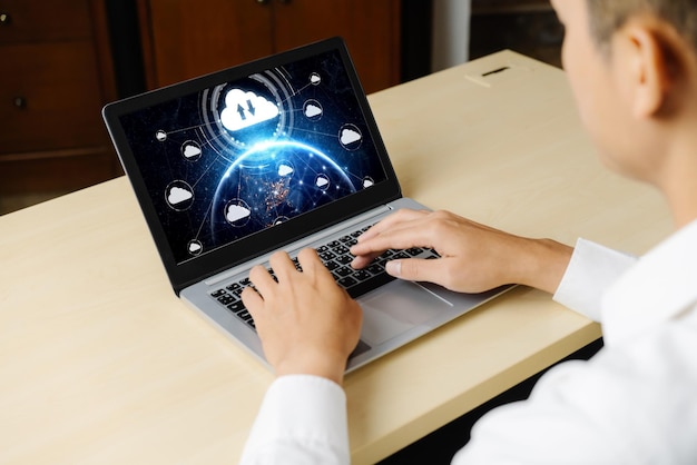 Software de computación en la nube para el trabajo remoto de moda