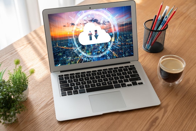 Software de computación en la nube para el trabajo remoto de moda