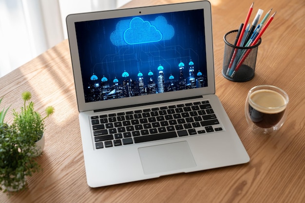 Software de computación en la nube para el trabajo remoto de moda