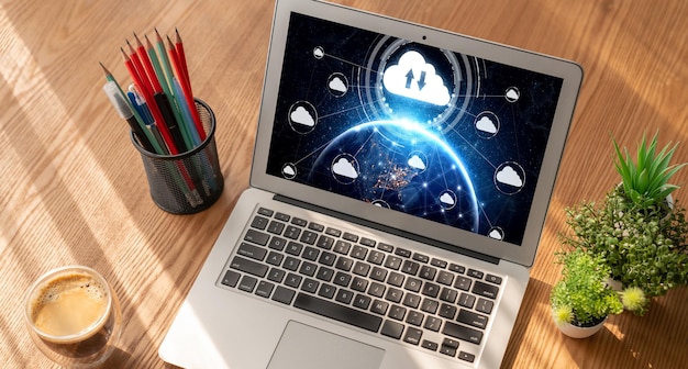 Software de computación en la nube para el trabajo remoto de moda