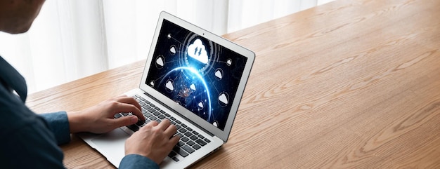 Software de computación en la nube para el trabajo remoto de moda
