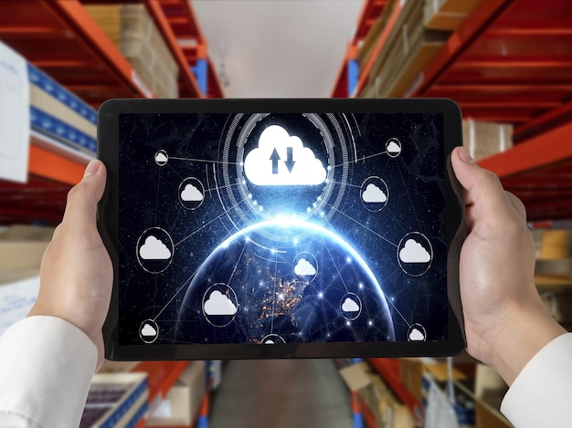 Software de computación en la nube para el trabajo remoto moderno y el almacenamiento de datos personales