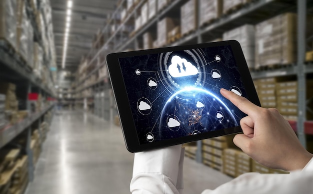 Software de computación en la nube para el trabajo remoto moderno y el almacenamiento de datos personales