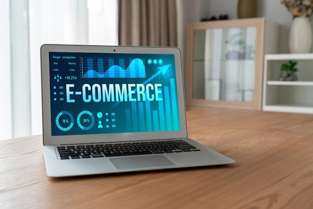 El software de datos de comercio electrónico proporciona un tablero de control moderno para el análisis de ventas al negocio minorista en línea
