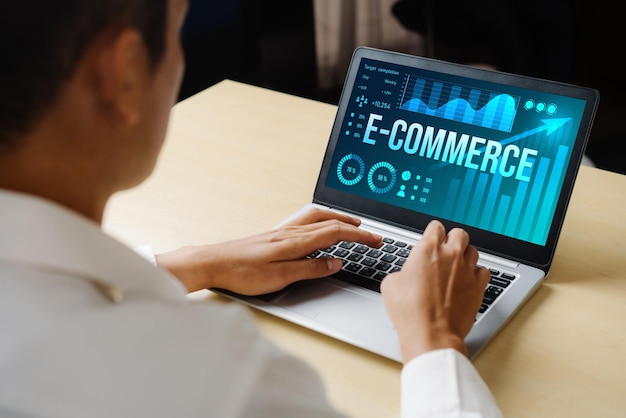 El software de datos de comercio electrónico proporciona un tablero de control moderno para el análisis de ventas al negocio minorista en línea