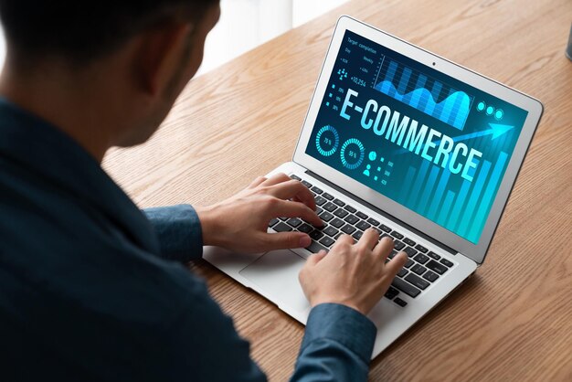 El software de datos de comercio electrónico proporciona un tablero de control moderno para el análisis de ventas al negocio minorista en línea