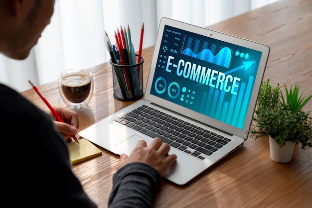 El software de datos de comercio electrónico proporciona un tablero de control moderno para el análisis de ventas al negocio minorista en línea