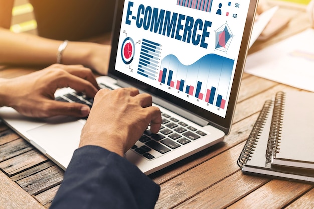El software de datos de comercio electrónico proporciona un tablero de control moderno para el análisis de ventas al negocio minorista en línea