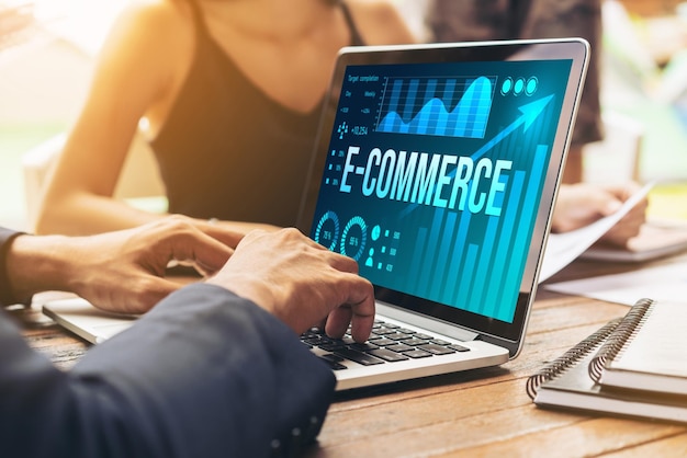 El software de datos de comercio electrónico proporciona un tablero de control moderno para el análisis de ventas