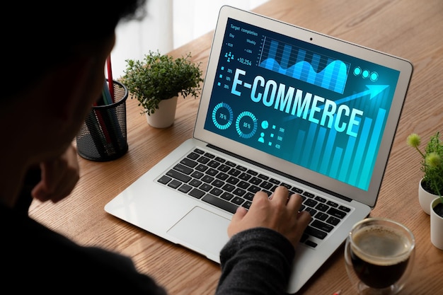 El software de datos de comercio electrónico proporciona un tablero de control moderno para el análisis de ventas
