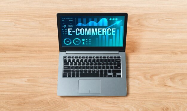 El software de datos de comercio electrónico proporciona un tablero de control moderno para el análisis de ventas