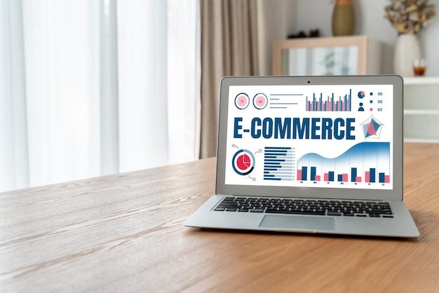 El software de datos de comercio electrónico proporciona un tablero de control moderno para el análisis de ventas