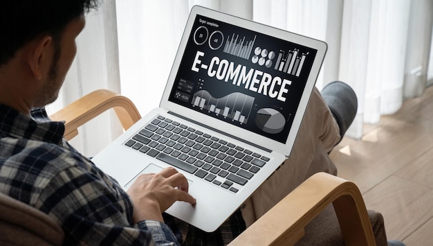 El software de datos de comercio electrónico proporciona un tablero de control moderno para el análisis de ventas
