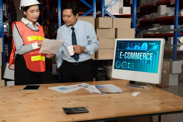 El software de datos de comercio electrónico proporciona un tablero de control moderno para el análisis de ventas