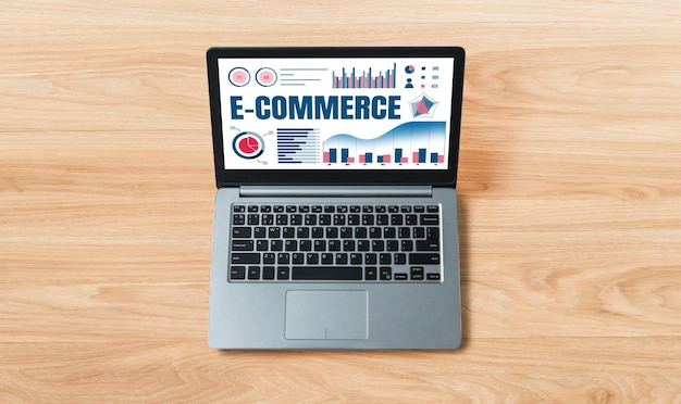 El software de datos de comercio electrónico proporciona un tablero de control moderno para el análisis de ventas