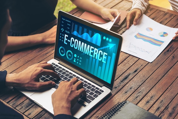 El software de datos de comercio electrónico proporciona un tablero de control moderno para el análisis de ventas