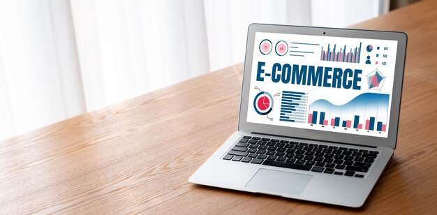 El software de datos de comercio electrónico proporciona un tablero de control moderno para el análisis de ventas