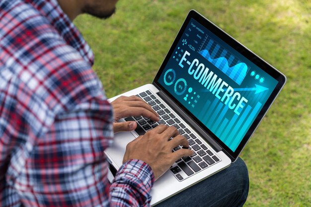 El software de datos de comercio electrónico proporciona un tablero de control moderno para el análisis de ventas