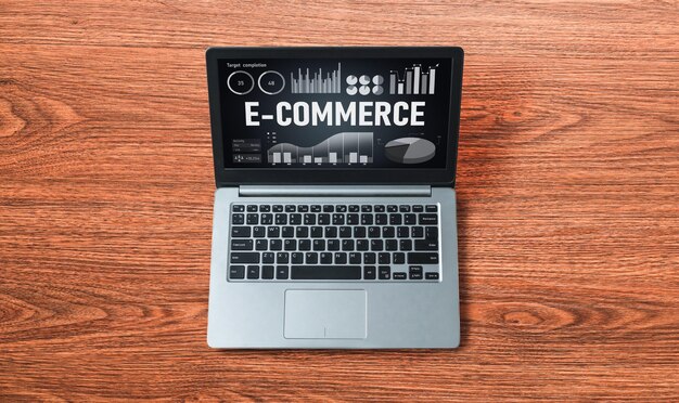 El software de datos de comercio electrónico proporciona un tablero de control moderno para el análisis de ventas